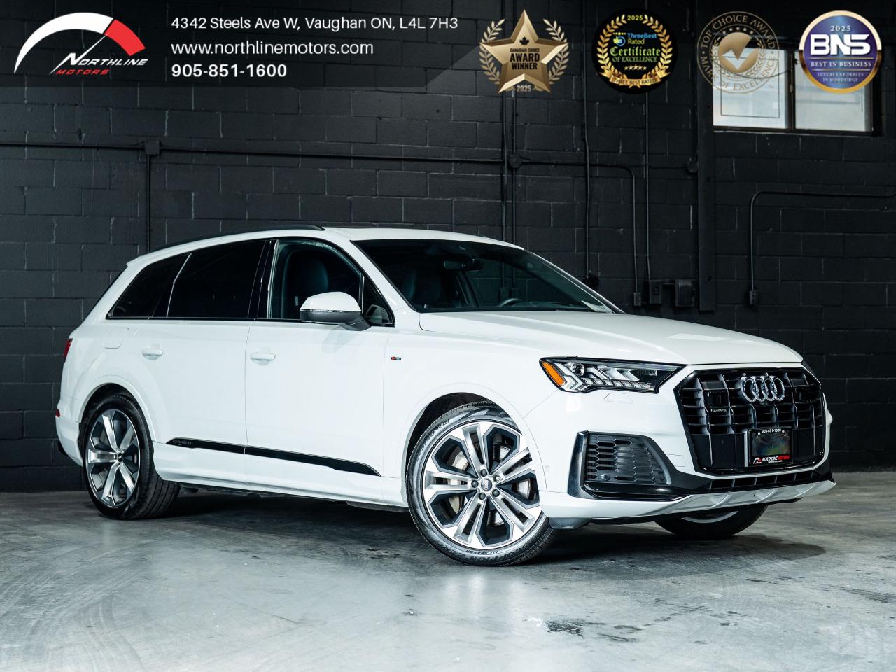 Used 2021 Audi Q7 Technik 55/360CAM/B&O/ADAPTIVE CRUISE/CLEAN CARFA for sale in Vaughan, ON