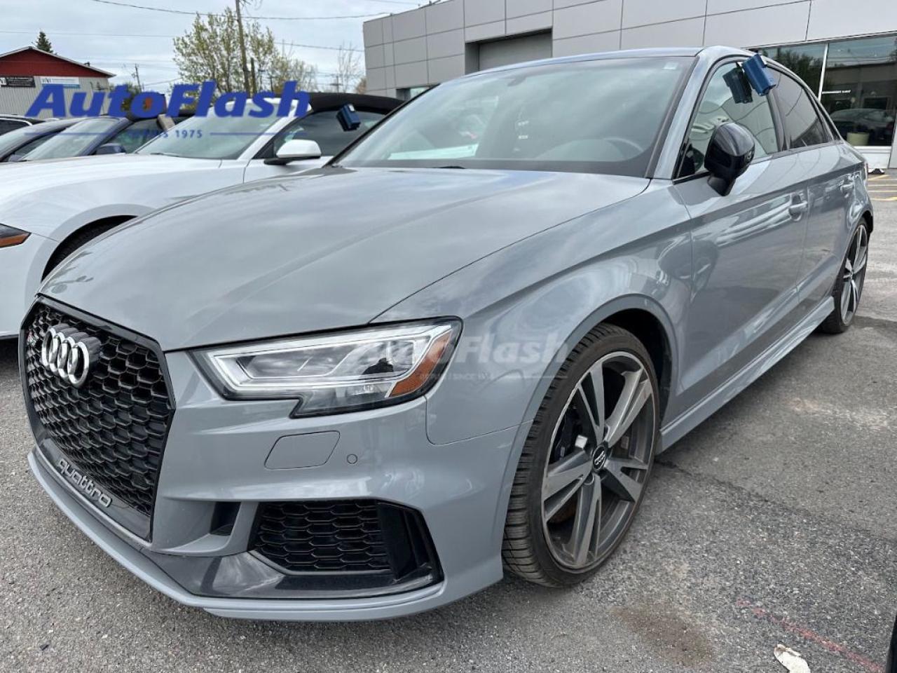 Used 2018 Audi RS 3 Sedan 400HP, 2.5L, 5-CYL, CUIR, CAMERA, BLACK-OPTIC, AWD for sale in Saint-Hubert, QC