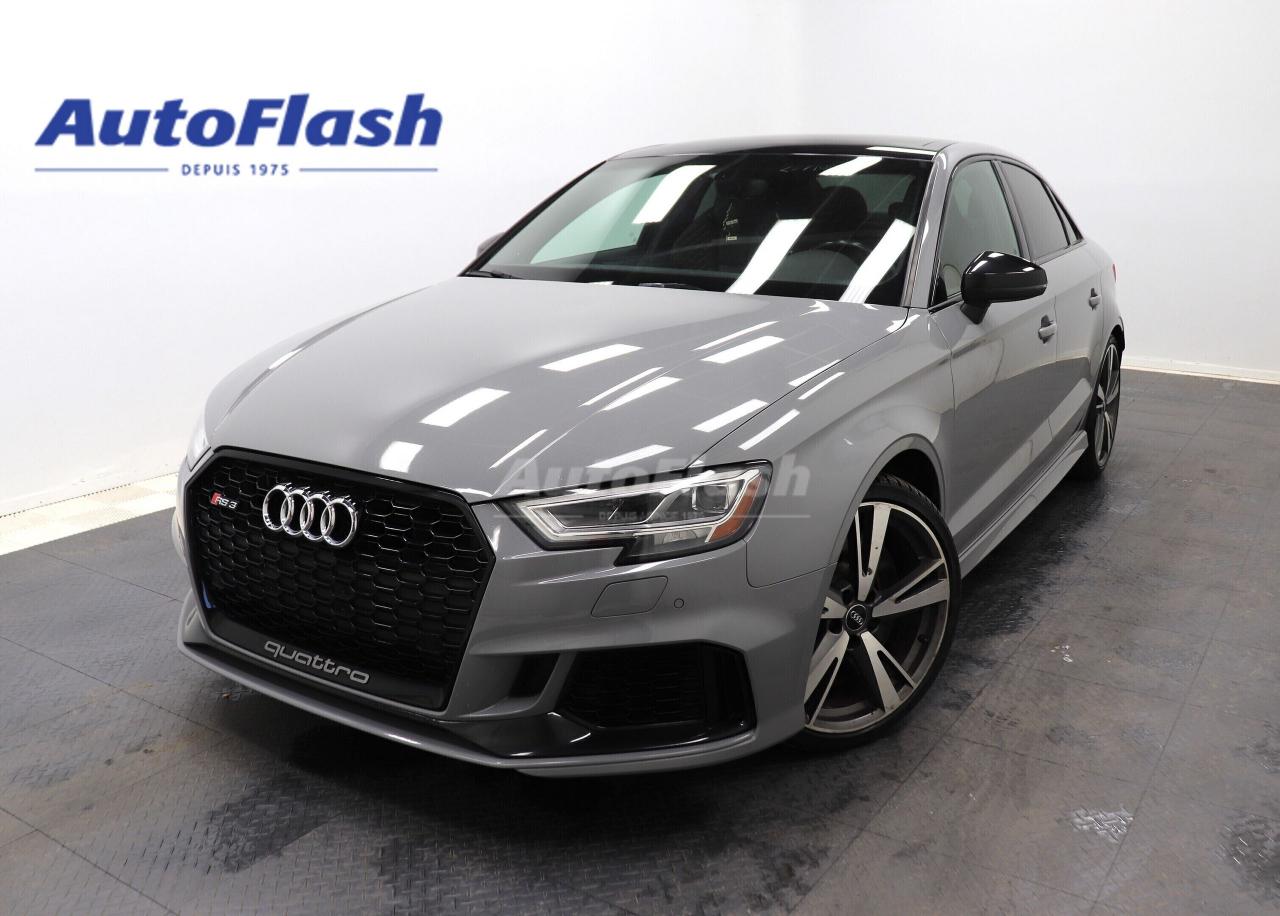 Used 2018 Audi RS 3 Sedan 400HP, 2.5L, 5-CYL, CUIR, CAMERA, BLACK-OPTIC, AWD for sale in Saint-Hubert, QC