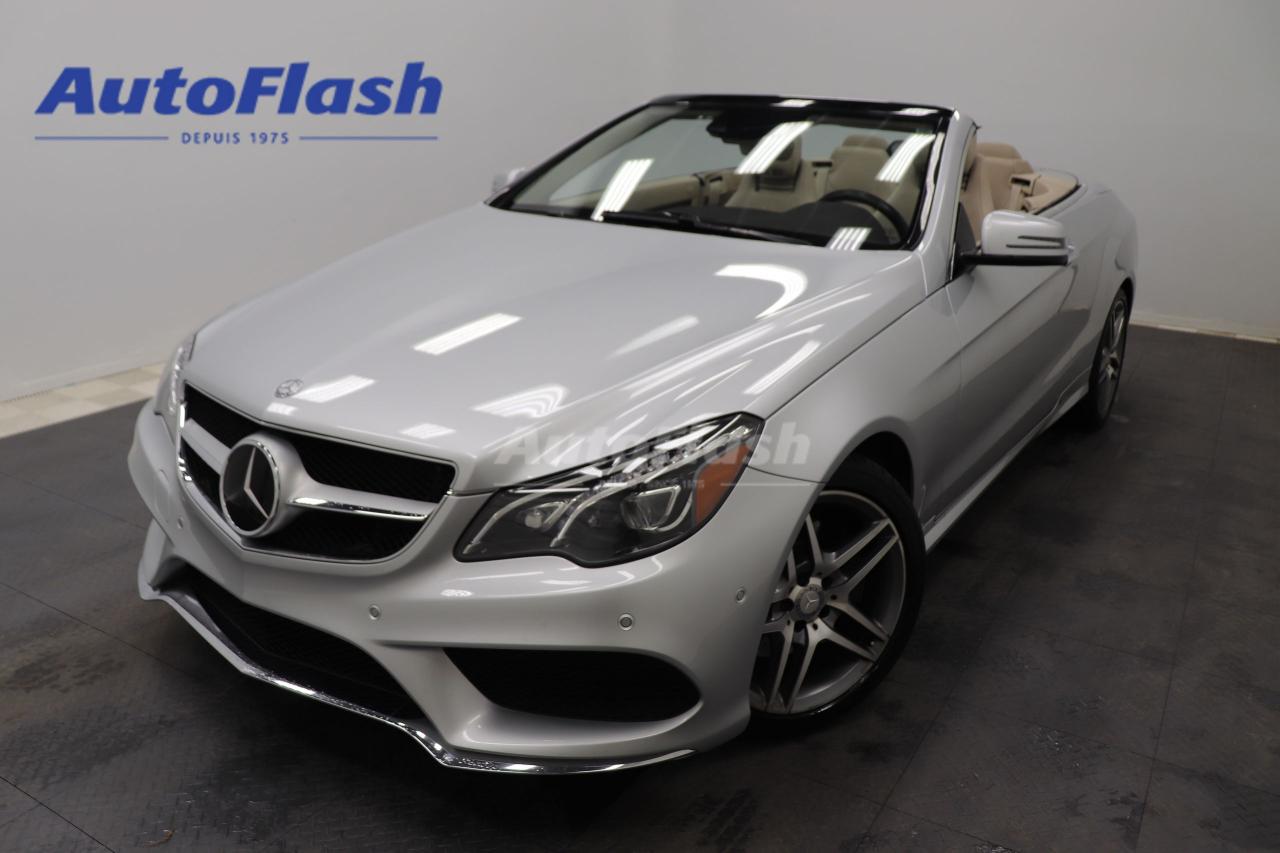 Used 2017 Mercedes-Benz E-Class E400 AMG, CONVERTIBLE, PREMIUM, AIRSCARF, AIRCAP for sale in Saint-Hubert, QC