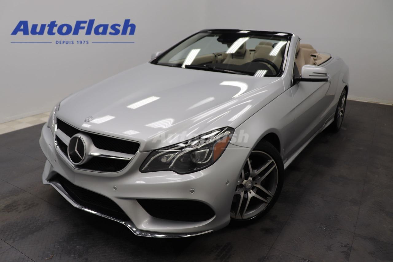 Used 2017 Mercedes-Benz E-Class E400 AMG, CONVERTIBLE, PREMIUM, AIRSCARF, AIRCAP for sale in Saint-Hubert, QC