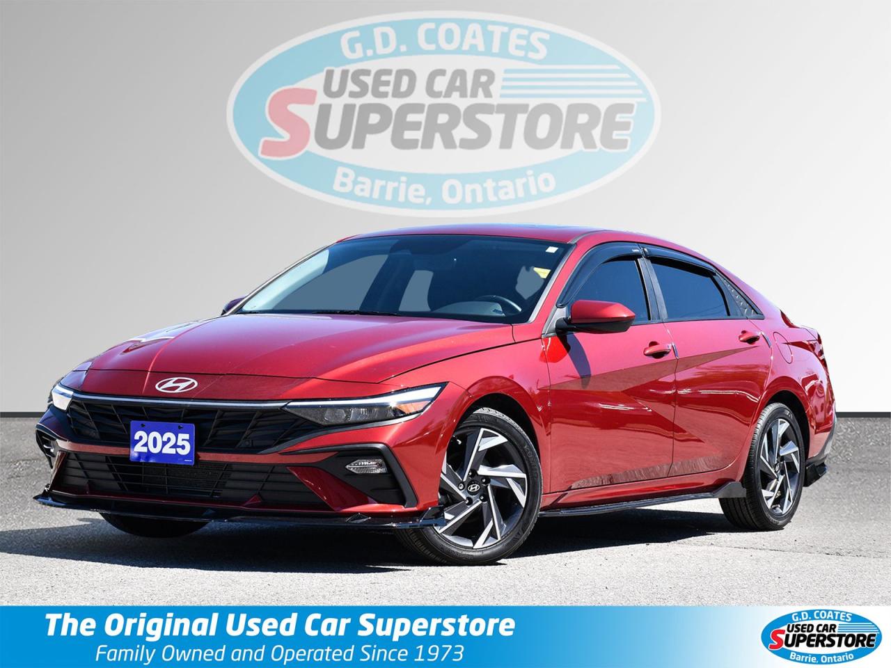 Used 2025 Hyundai Elantra Preferred ~Nav ~Camera ~Heated Seats ~Moonroof for sale in Barrie, ON