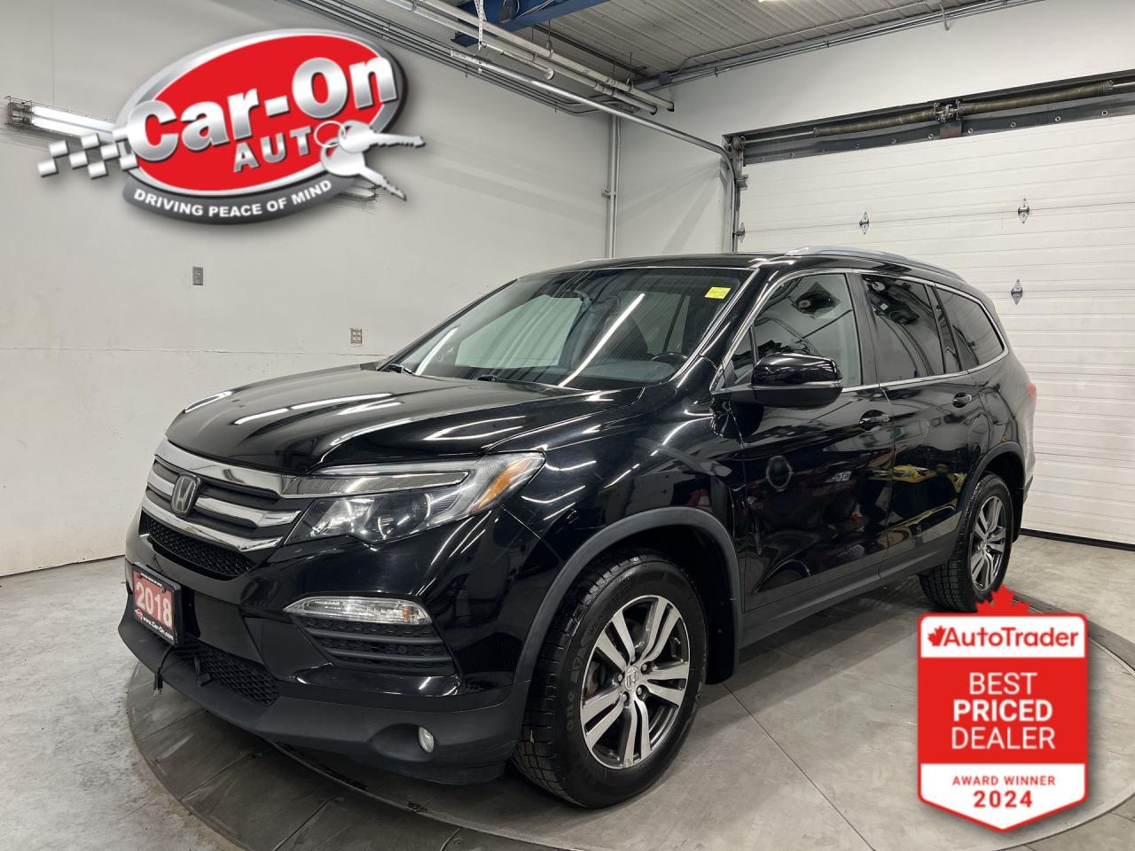Used 2018 Honda Pilot EX-L NAVI AWD| 8-PASS |HTD LEATHER | SUNROOF | NAV for sale in Ottawa, ON