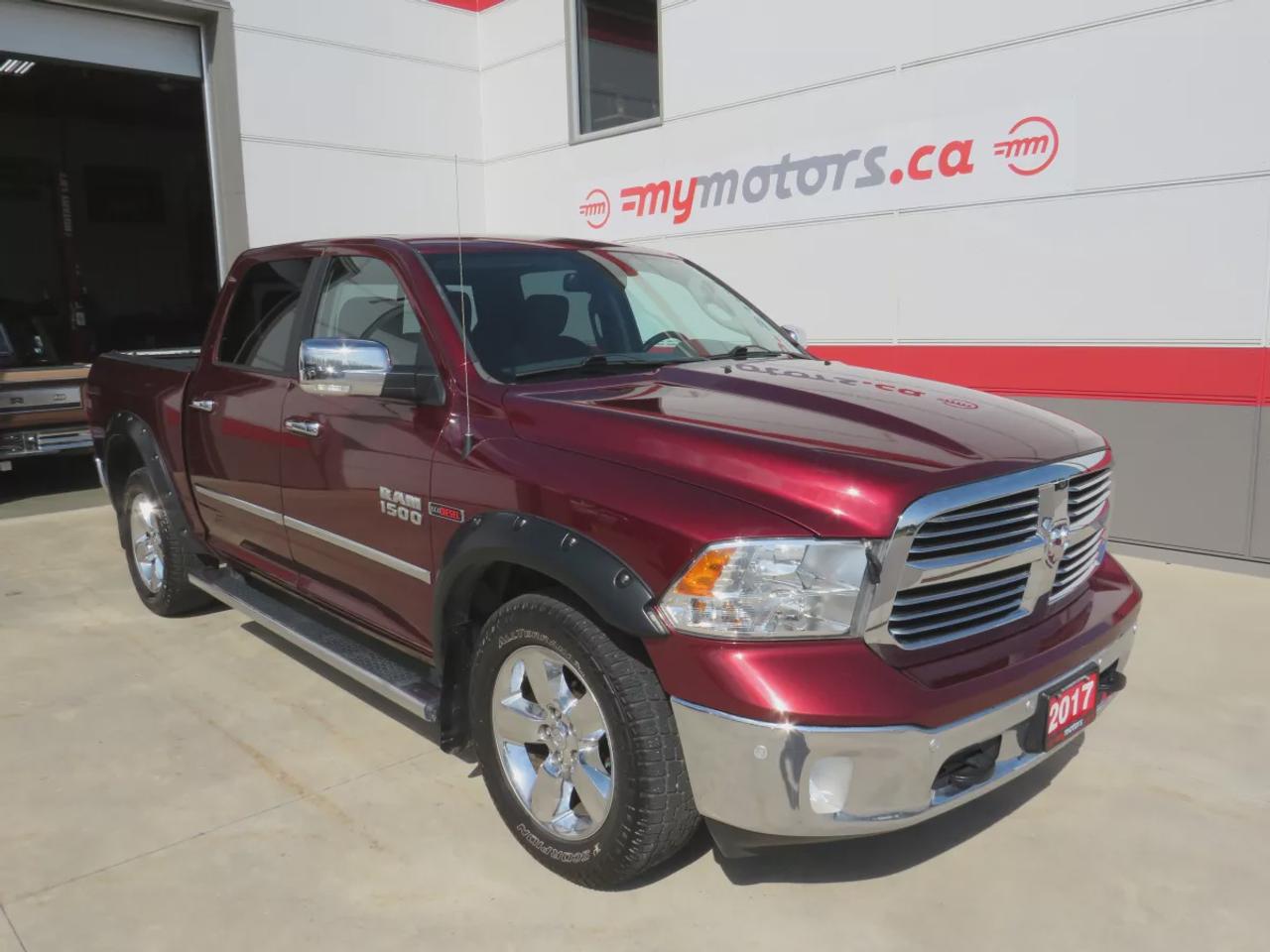 2017 RAM 1500 Big Horn | One Owner | Clean Title | No Accidents | Safety Certified | Diesel | 4wd | Running Boards | Trailer Hitch | Tow Hooks | Remote Start | Navigation | Reverse Camera | Power Seats | Digital Touchscreen | Heated Seats | Heated Steering Wheel Photo0