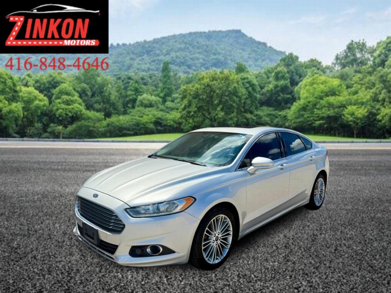 Used 2014 Ford Fusion SE |AWD|SUNROOF|POWER SEATS|LEATHER|NAVI|BACK-UP CAM| for sale in Pickering, ON