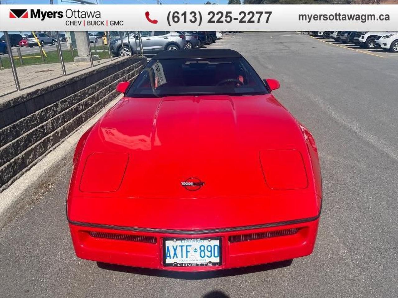 Used 1989 Chevrolet Corvette CLASSIC CORVETTE! AUTO, CONVERTIBLE, 5.7 V8 for sale in Ottawa, ON