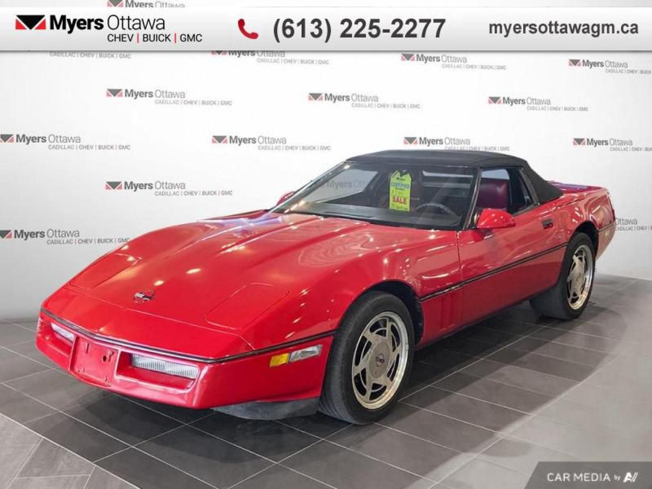Used 1989 Chevrolet Corvette CLASSIC CORVETTE! AUTO, CONVERTIBLE, 5.7 V8 for sale in Ottawa, ON