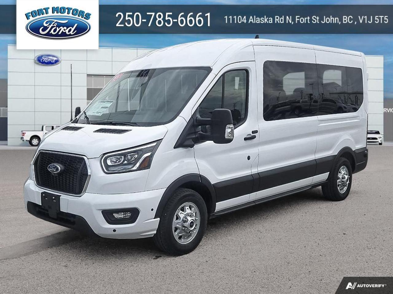 New 2025 Ford Transit VanWagon Passenger Van XLT for sale in Fort St John, BC
