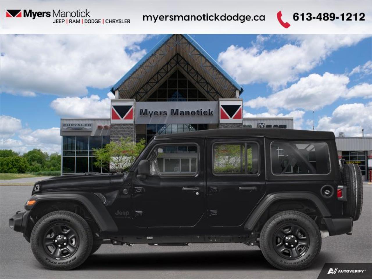 New 2025 Jeep Wrangler Sahara  - Safety Group for sale in Ottawa, ON