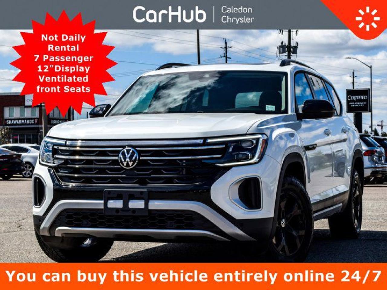 Used 2024 Volkswagen Atlas Peak Edition AWD 7Seater Pano Sunroof R-Start for sale in Bolton, ON
