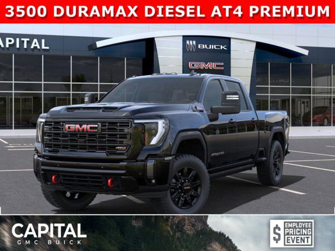 New 2025 GMC Sierra 3500 HD Crew Cab AT4 for sale in Edmonton, AB