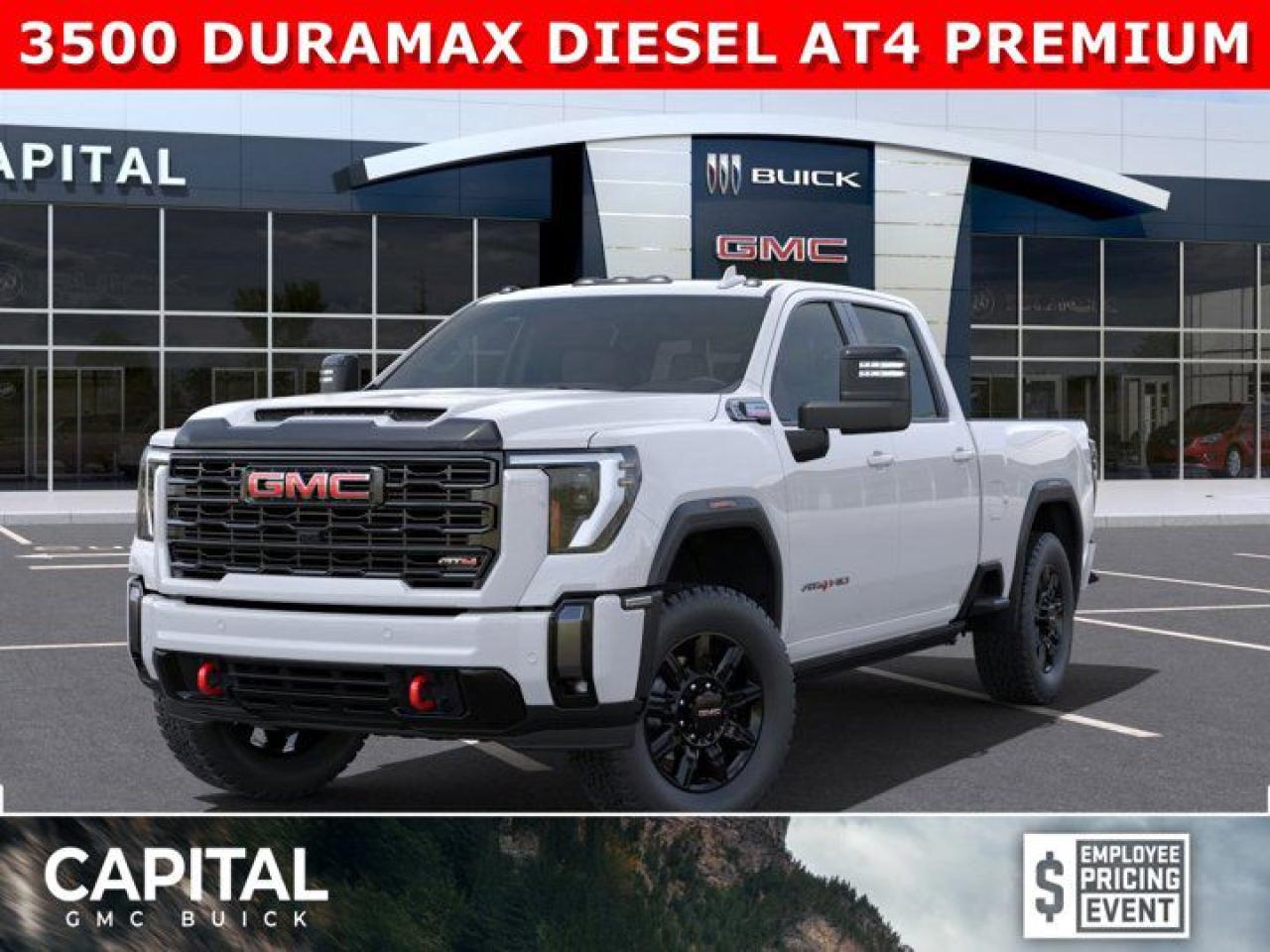 New 2025 GMC Sierra 3500 HD Crew Cab AT4 for sale in Edmonton, AB