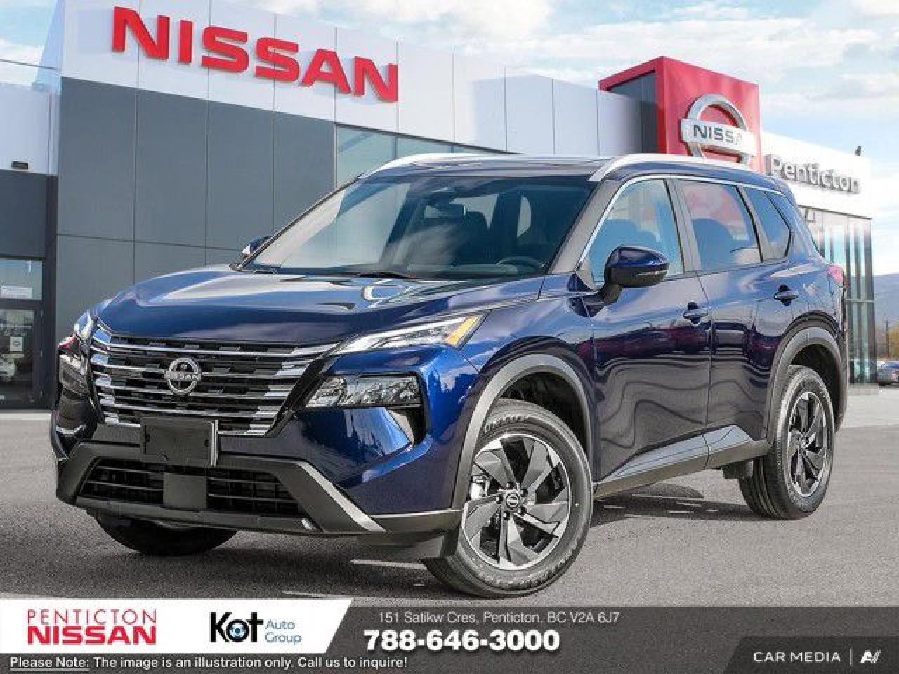 New 2025 Nissan Rogue SV Moonroof AWD for sale in Penticton, BC