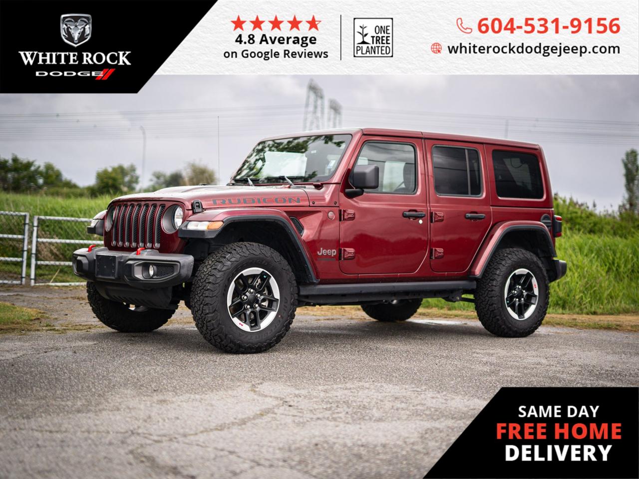 Used 2021 Jeep Wrangler Unlimited Rubicon for sale in Surrey, BC