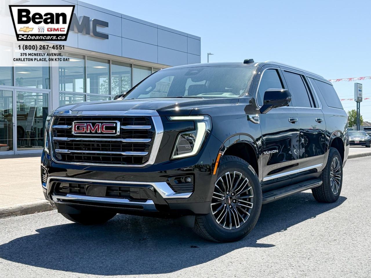 New 2025 GMC Yukon XL Elevation 5.3L V8 WITH REMOTE START/ENTRY, SUNROOF, HEATED SEATS, HEATED STEERING WHEEL, VENTILATED SEATS, POWER LIFTGATE, HD SURROUND VISION, BOSE SPEAKER SYSTEM for sale in Carleton Place, ON
