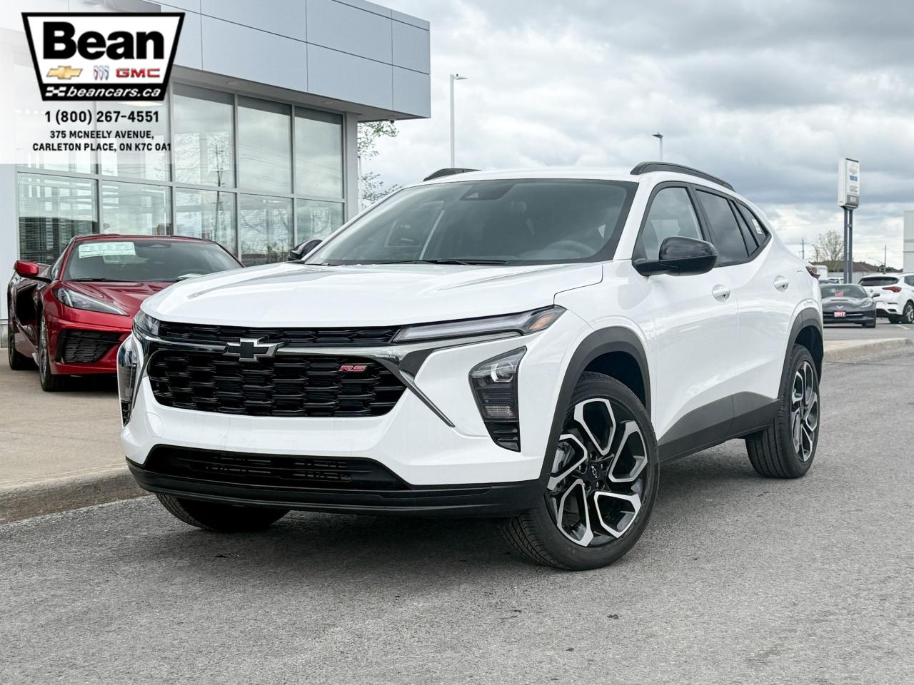 New 2025 Chevrolet Trax 2RS 1.2L 3 CYL WITH REMOTE START/ENTRY, HEATED SEATS, HEATED STEERING WHEEL, APPLE CARPLAY AND ANDROID AUTO for sale in Carleton Place, ON