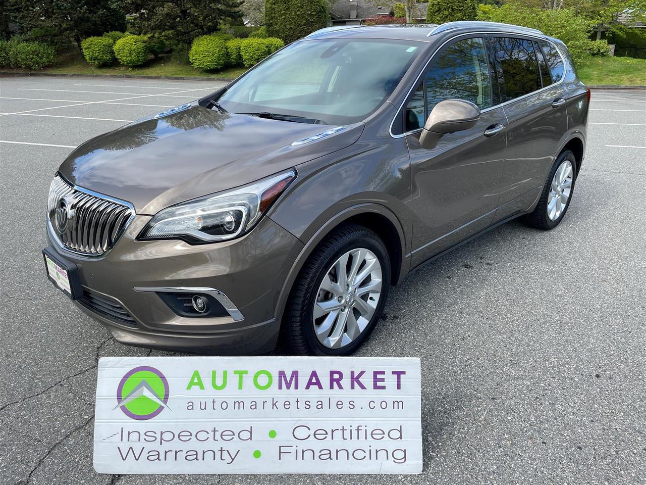 IMMACULATE AND LOADED WITH EVERY OPTION AWD PREMIUM II. ONE OWNER, NO ACCIDENTS, GREAT FINANCING, FREE WARRANTY, FULLY INSPECTED W/BCAA MBSHP!<br /><br />Welcome to the Automarket, your community financing dealership of "YES". We are featuring a spectaculer condition, one owner, no accident Premium SUV with extensive service history at Barnes Wheaton GM. This vehicle is loaded with every option such as AWD, CARPLAY, Panoramic Moonroof, Heated and Cooled Leather Seats with Power and memory, 360 degree Camera, all of the Power Features and so much more.<br /><br />Having been fully inspected, we know that the Tires are 75% New and the Brakes are 50% New in front and 80% New in the rear. We have also Tested the battery and the coolant as well as changed the oil and fully detailed the vehicle for your enjoyment and peace of mind.<br /><br />2 LOCATIONS TO SERVE YOU, BE SURE TO CALL FIRST TO CONFIRM WHERE THE VEHICLE IS PARKED<br />WHITE ROCK 604-542-4970 LANGLEY 604-533-1310 OWNER'S CELL 604-649-0565<br /><br />We are a family owned and operated business since 1983 and we are committed to offering outstanding vehicles backed by exceptional customer service, now and in the future.<br />What ever your specific needs may be, we will custom tailor your purchase exactly how you want or need it to be. All you have to do is give us a call and we will happily walk you through all the steps with no stress and no pressure.<br />WE ARE THE HOUSE OF YES?<br />ADDITIONAL BENFITS WHEN BUYING FROM SK AUTOMARKET:<br />ON SITE FINANCING THROUGH OUR 17 AFFILIATED BANKS AND VEHICLE FINANCE COMPANIES<br />IN HOUSE LEASE TO OWN PROGRAM.<br />EVRY VEHICLE HAS UNDERGONE A 120 POINT COMPREHENSIVE INSPECTION<br />EVERY PURCHASE INCLUDES A FREE POWERTRAIN WARRANTY<br />EVERY VEHICLE INCLUDES A COMPLIMENTARY BCAA MEMBERSHIP FOR YOUR SECURITY<br />EVERY VEHICLE INCLUDES A CARFAX AND ICBC DAMAGE REPORT<br />EVERY VEHICLE IS GUARANTEED LIEN FREE<br />DISCOUNTED RATES ON PARTS AND SERVICE FOR YOUR NEW CAR AND ANY OTHER FAMILY CARS THAT NEED WORK NOW AND IN THE FUTURE.<br />36 YEARS IN THE VEHICLE SALES INDUSTRY<br />A+++ MEMBER OF THE BETTER BUSINESS BUREAU<br />RATED TOP DEALER BY CARGURUS 2 YEARS IN A ROW<br />MEMBER IN GOOD STANDING WITH THE VEHICLE SALES AUTHORITY OF BRITISH COLUMBIA<br />MEMBER OF THE AUTOMOTIVE RETAILERS ASSOCIATION<br />COMMITTED CONTRIBUTER TO OUR LOCAL COMMUNITY AND THE RESIDENTS OF BC<br /><br /> This vehicle has been Fully Inspected, Certified and Qualifies for Our Free Extended Warranty.Don't forget to ask about our Great Finance and Lease Rates. We also have a Options for Buy Here Pay Here and Lease to Own for Good Customers in Bad Situations. 2 locations to help you, White Rock and Langley. Be sure to call before you come to confirm the vehicles location and availability or look us up at www.automarketsales.com. White Rock 604-542-4970 and Langley 604-533-1310. Serving Surrey, Delta, Langley, Richmond, Vancouver, all of BC and western Canada. Financing & leasing available. CALL SK AUTOMARKET LTD. 6045424970. Call us toll-free at 1 877 813-6807. $999 Documentation fee (negotiable) and applicable taxes are in addition to advertised prices. LANGLEY LOCATION DEALER# 40038 S. SURREY LOCATION DEALER #9987<br />