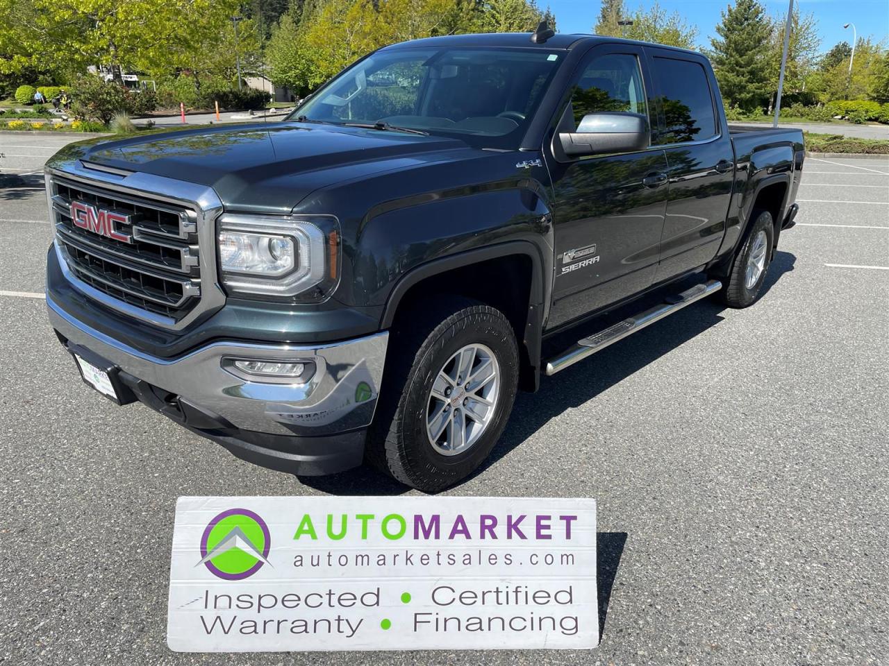 Used 2017 GMC Sierra 1500 SLE 4X4 CREW IMMACUALTE, FINANCING, WARRANTY, INSPECTED W/BCAA MBSHP! for sale in Surrey, BC