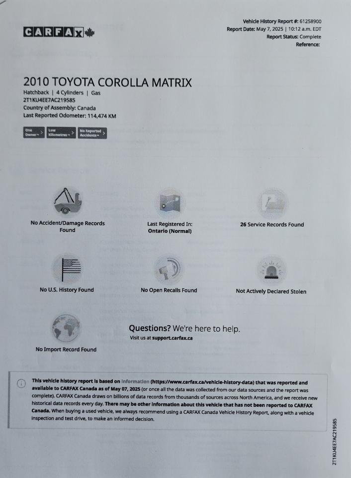 2010 Toyota Matrix 4DR WGN AUTO FWD - Photo #15