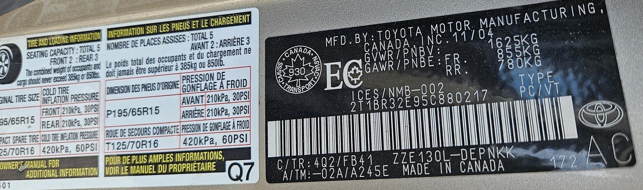 2005 Toyota Corolla CE - Photo #4