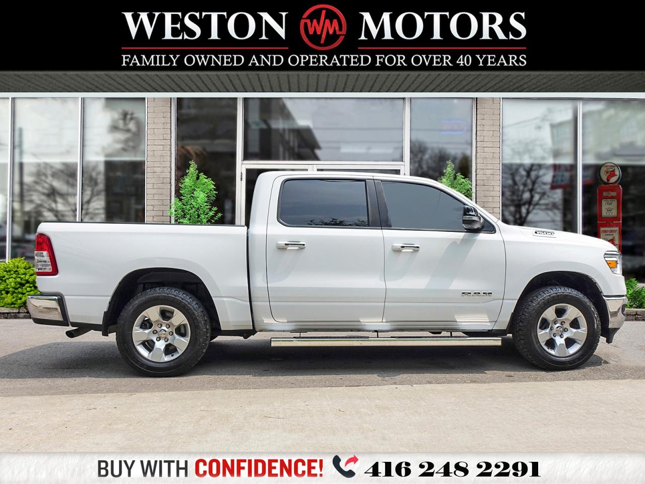 2019 RAM 1500 BIG HORN*CREW CAB*4X4*PULL OUT TRAY*REV-CAM Photo3