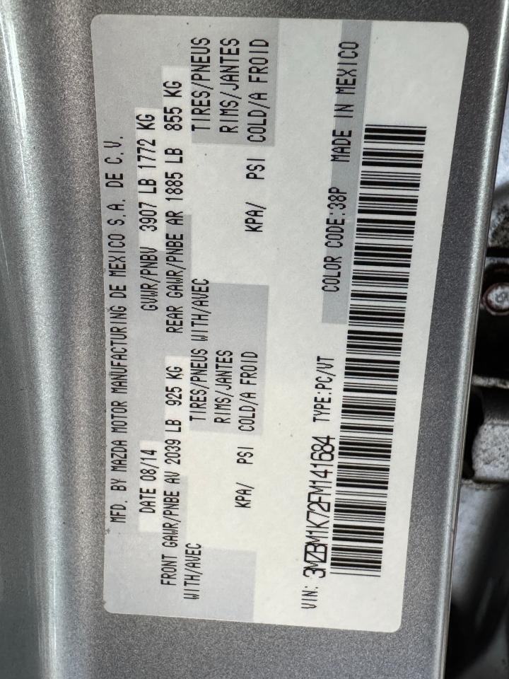 2015 Mazda MAZDA3 GX+New Tires+A/C+6 Speed Manual Photo88