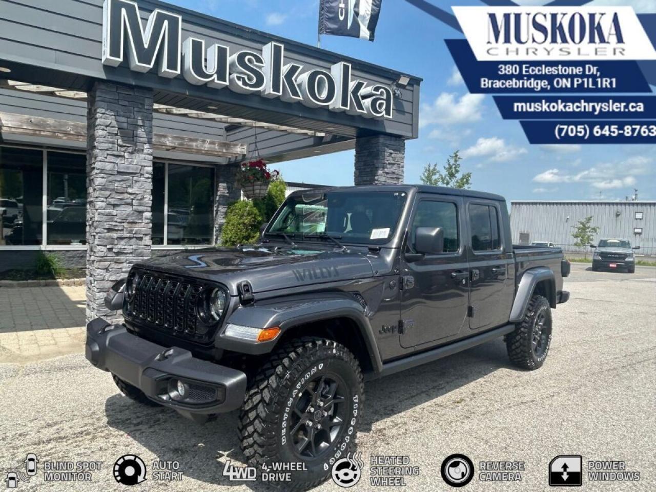 New 2025 Jeep Gladiator Willys for sale in Bracebridge, ON