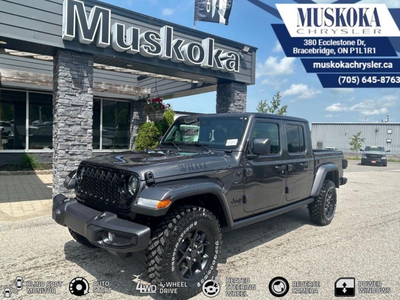 New 2025 Jeep Gladiator Willys for sale in Bracebridge, ON