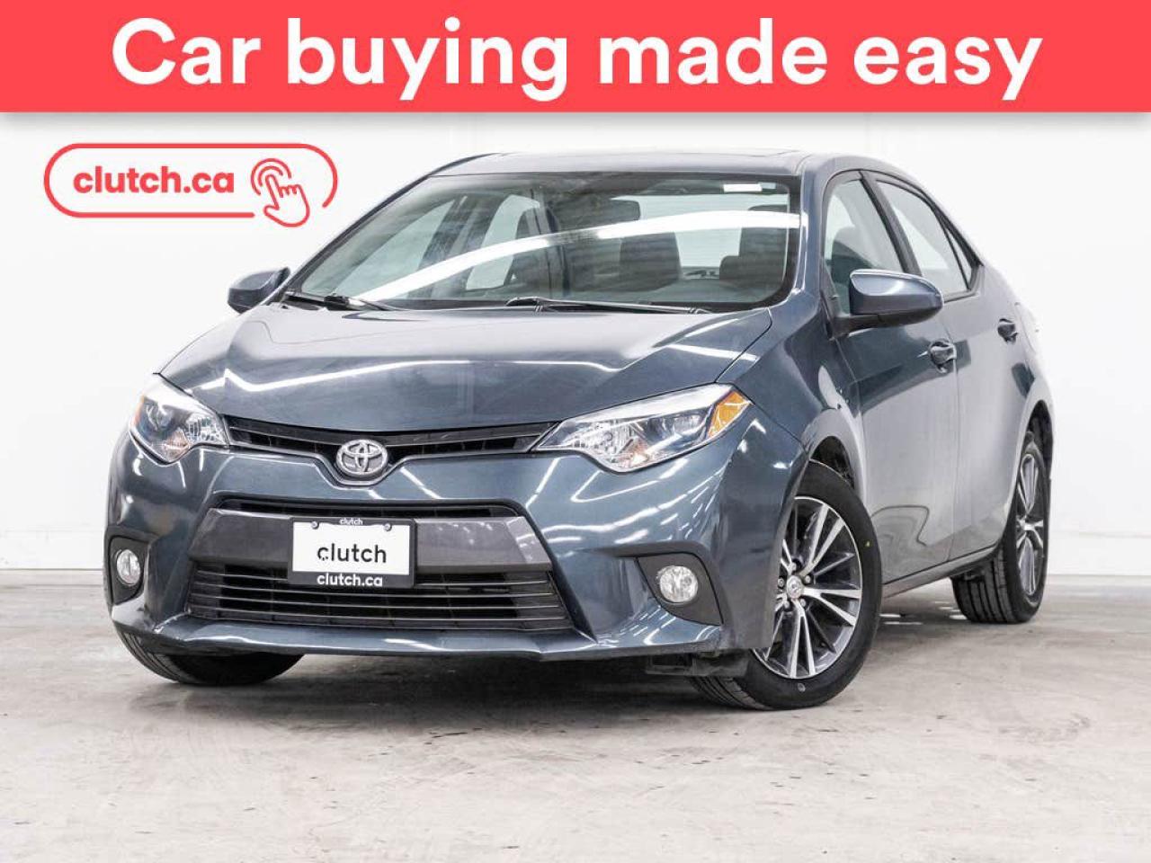 Used 2016 Toyota Corolla LE w/ Upgrade Pkg w/ Power Moonroof, Rearview Cam, Heated Front Seats for sale in Toronto, ON