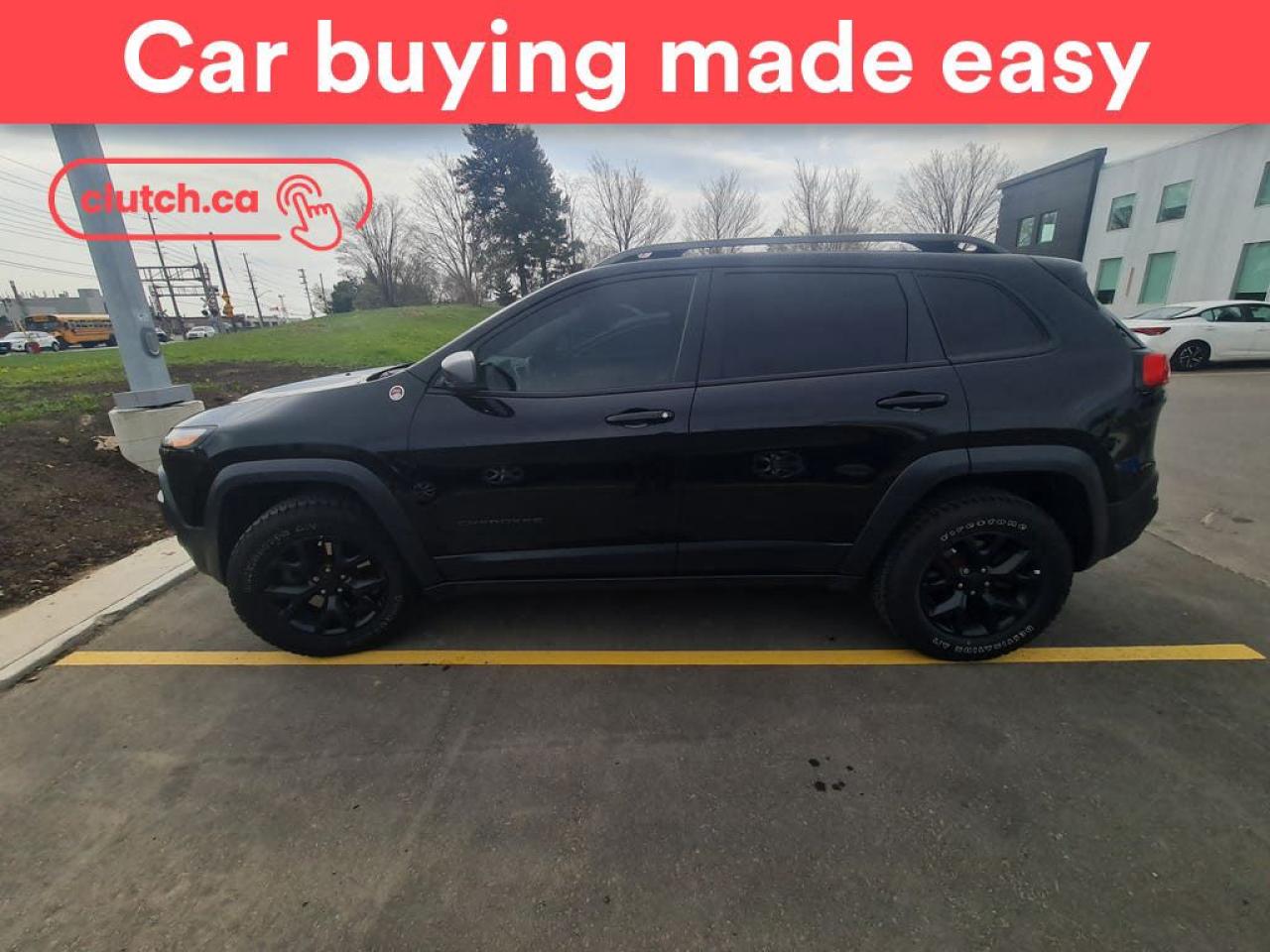 Used 2018 Jeep Cherokee Trailhawk 4x4 w/ Nav, Rearview Cam, Heated Front Seats for sale in Toronto, ON