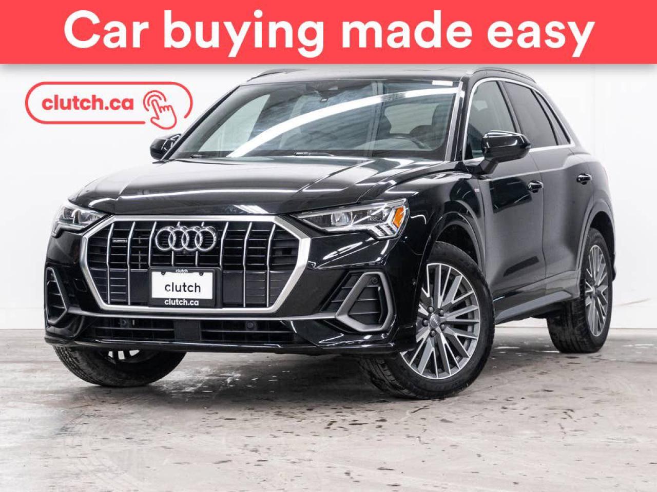 Used 2019 Audi Q3 Technik AWD w/ Apple CarPlay & Android Auto, 360 Cam, Panoramic Moonroof for sale in Toronto, ON