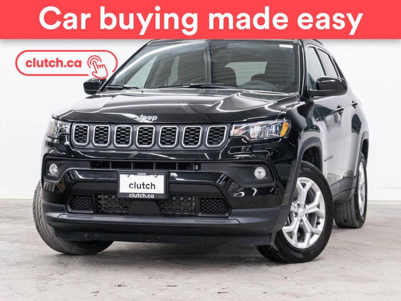 Used 2024 Jeep Compass North 4x4 w/ Apple CarPlay & Android Auto, Rearview Cam, Heated Steering Wheel for sale in Toronto, ON