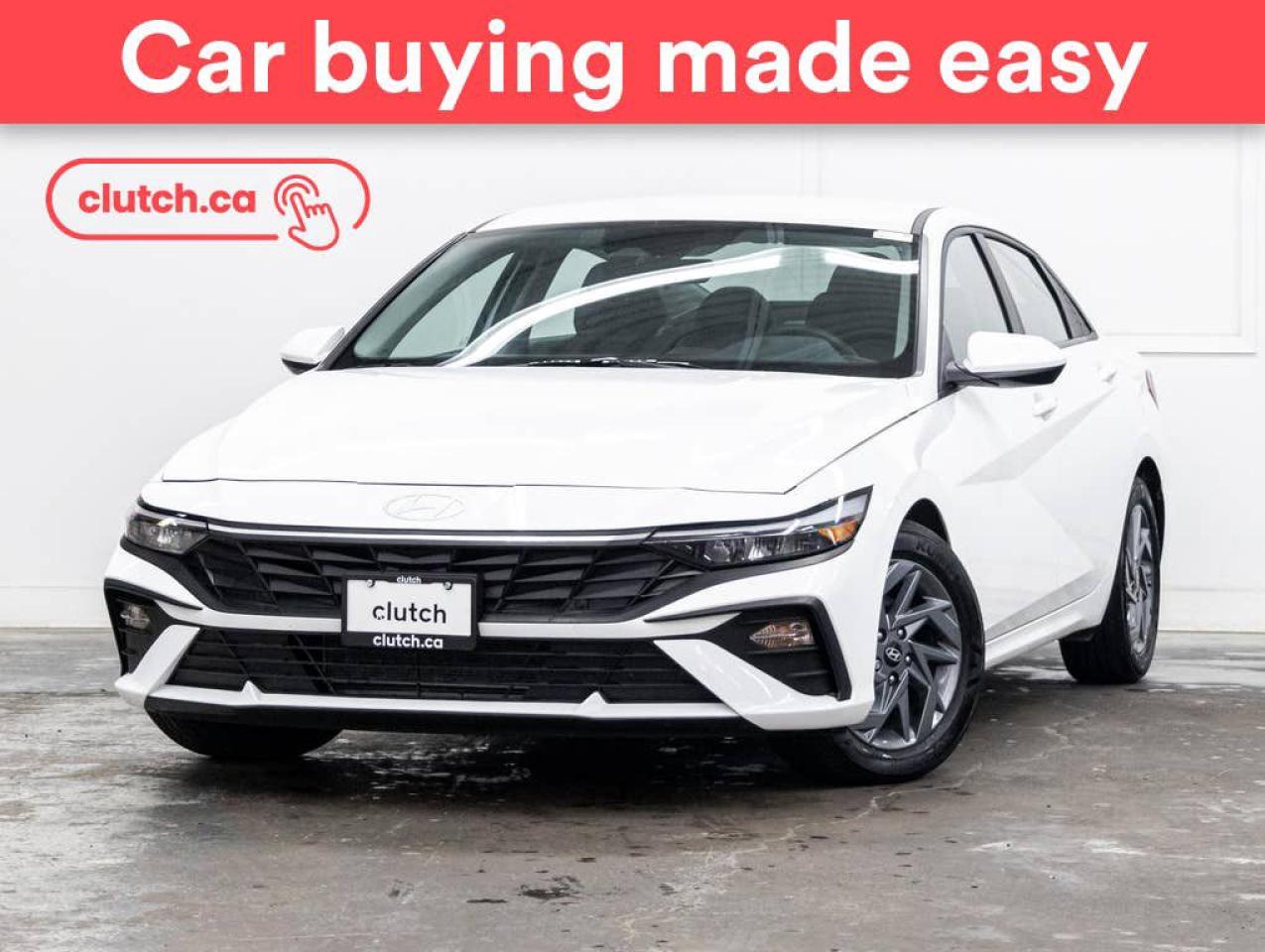 Used 2024 Hyundai Elantra Preferred w/ Apple CarPlay & Android Auto, Rearview Cam, Climate Control for sale in Toronto, ON