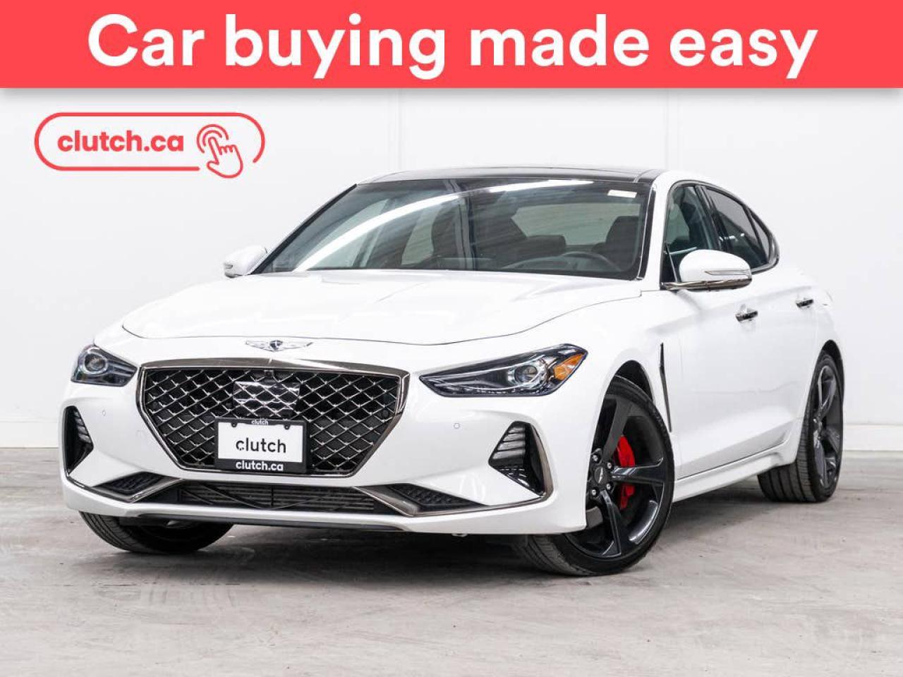 Used 2020 Genesis G70 Sport 3.3T AWD w/Apple Carplay & Android Auto, Heated Front Seats, Backup Cam for sale in Toronto, ON