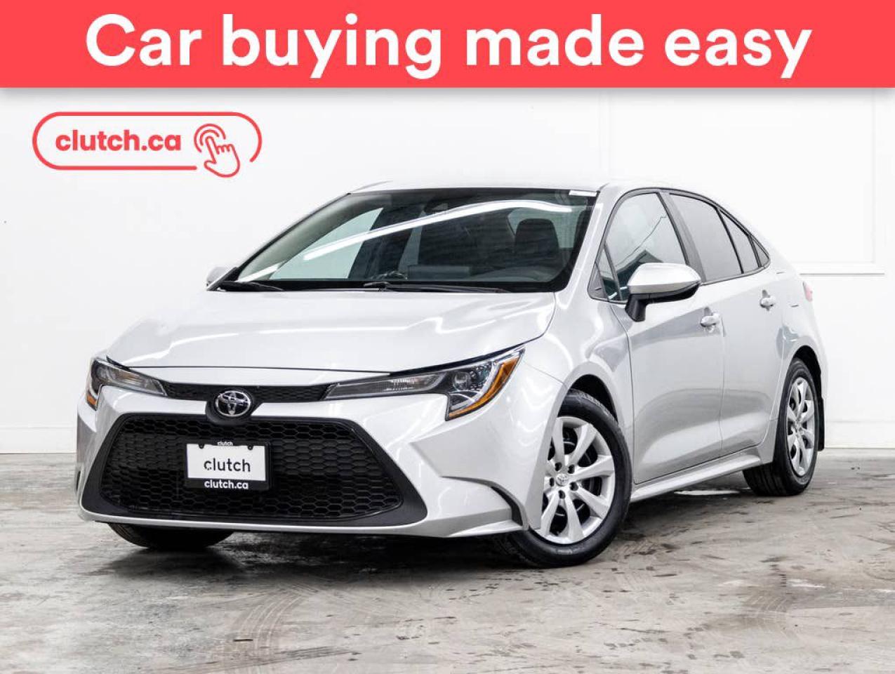 Used 2022 Toyota Corolla LE w/ Apple CarPlay & Android Auto, Rearview Cam, Climate Control for sale in Toronto, ON