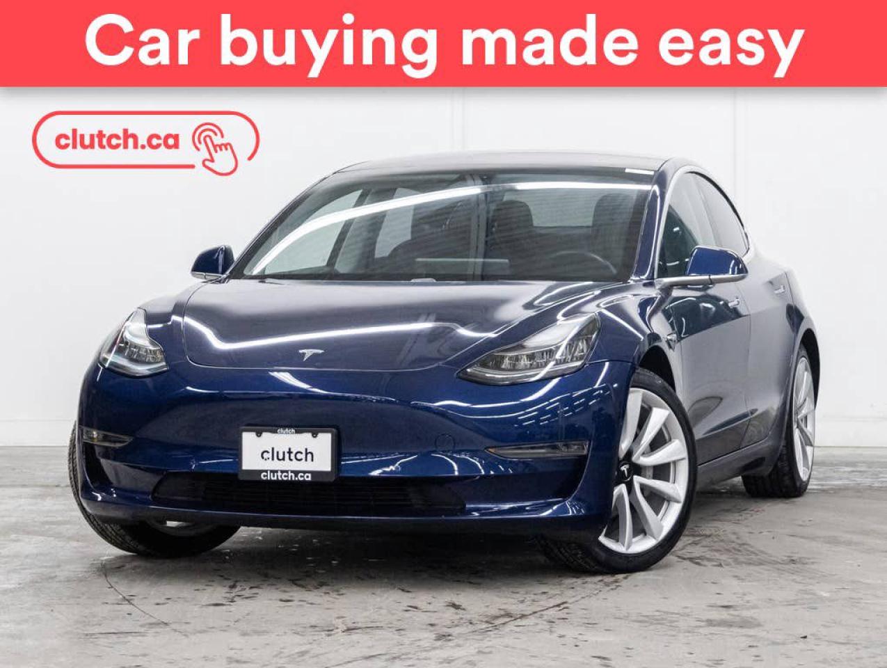 Used 2018 Tesla Model 3 Long Range w/ Front Heated Seats, Rearview Cam, Nav for sale in Toronto, ON