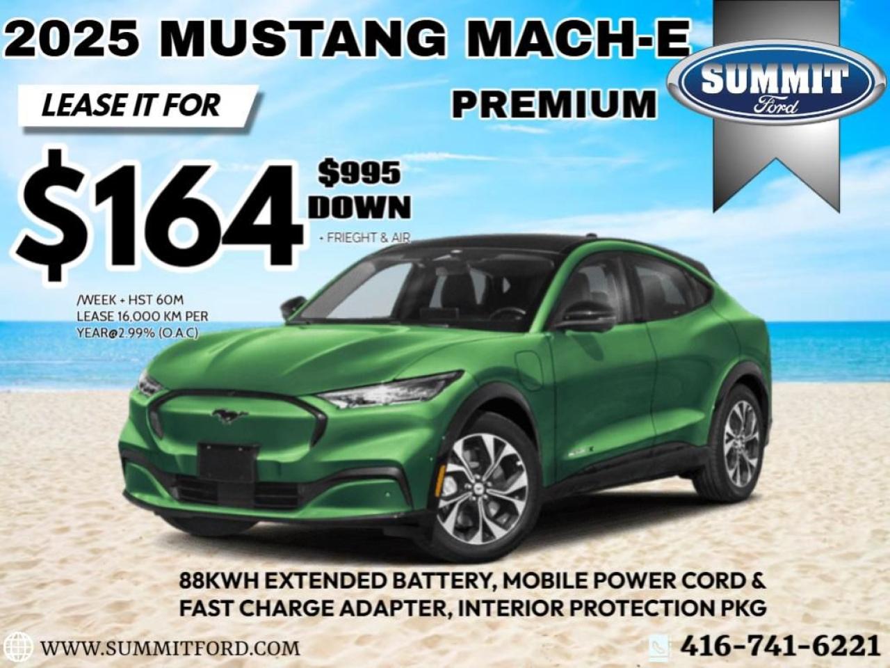 New 2025 Ford Mustang Mach-E Premium | $164 + HST Weekly - 48 Month Lease for sale in Etobicoke, ON