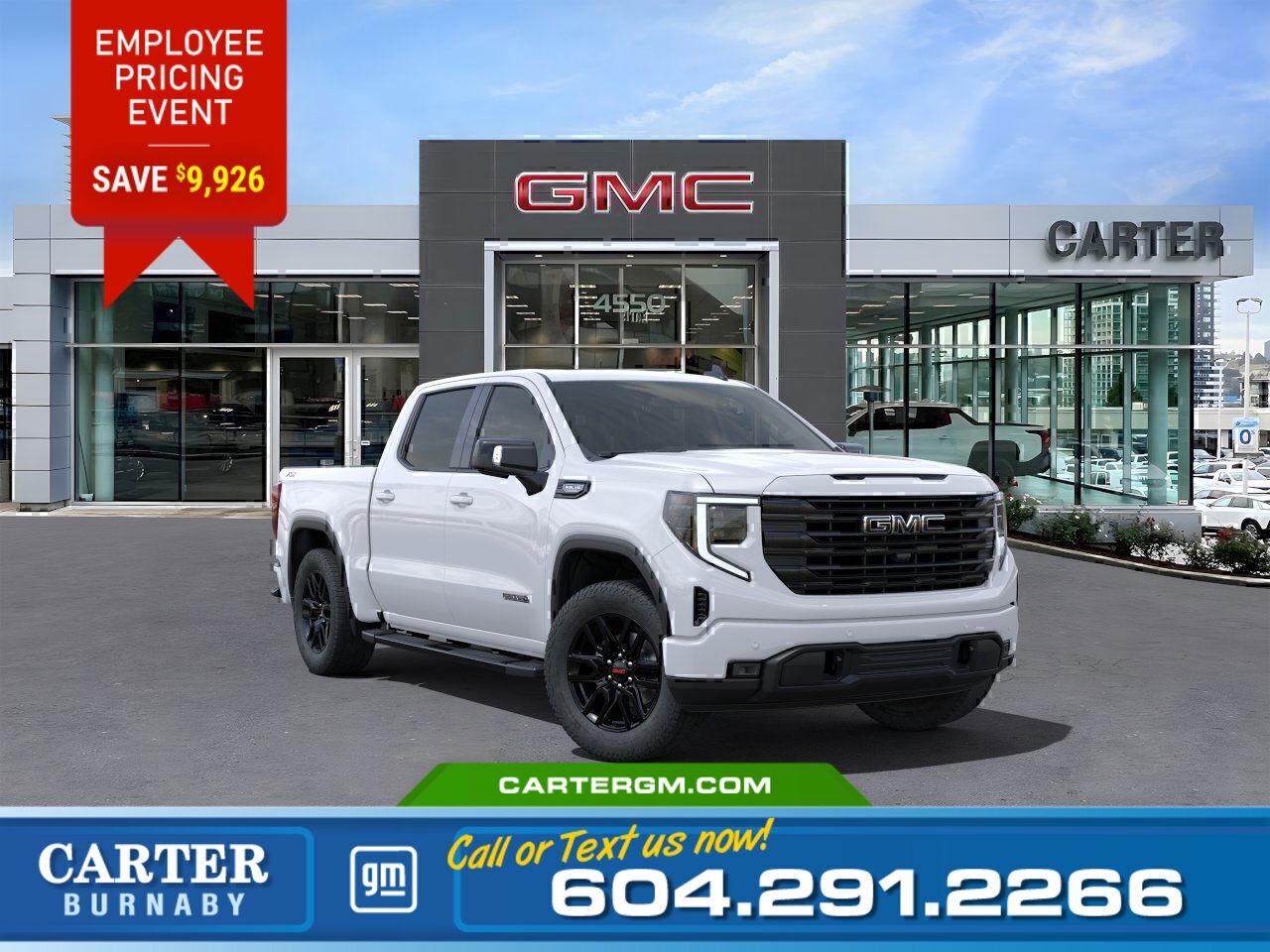 New 2025 GMC Sierra 1500 ELEVATION 4WD | SAVE $9,926!/TRAILERING PACKAGE for sale in Burnaby, BC