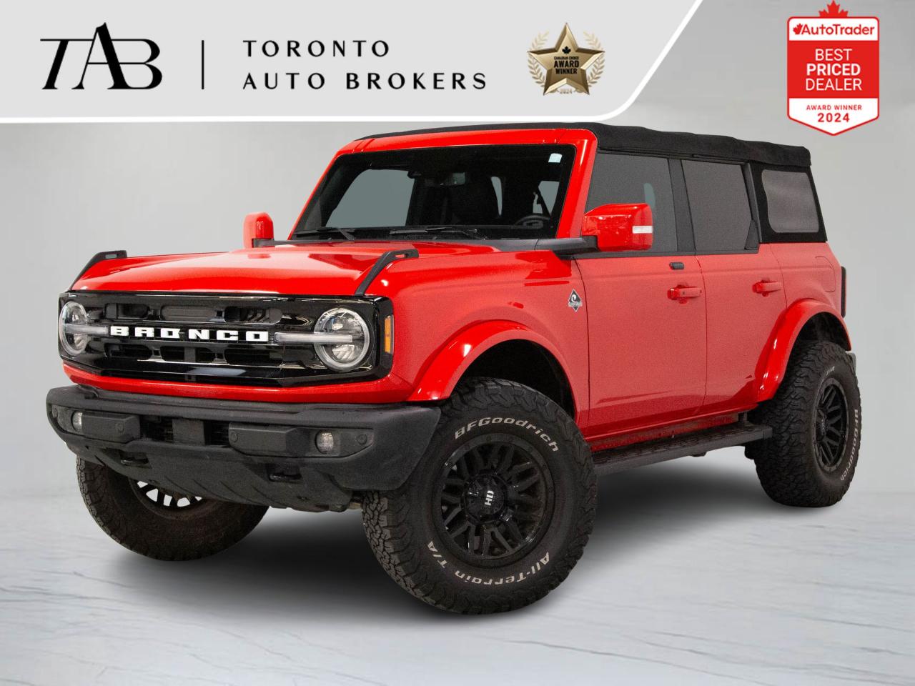 Used 2021 Ford Bronco OUTER BANKS | SOFT TOP | A/T WHEEL | LOW KM for sale in Vaughan, ON