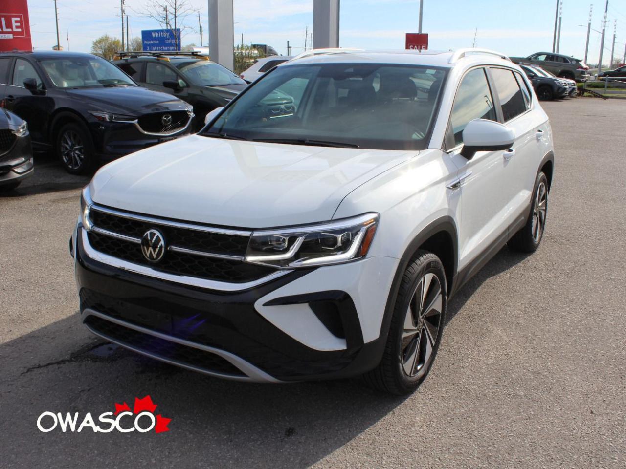 Used 2024 Volkswagen Taos 1.5L Highline! Great kms! Warranty! Certified! for sale in Whitby, ON