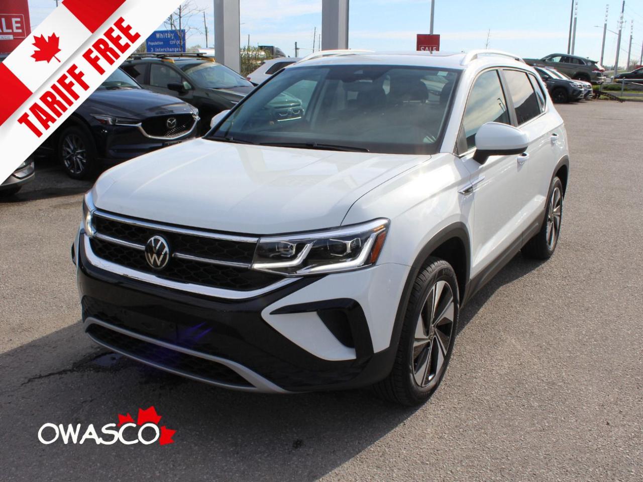 Used 2024 Volkswagen Taos 1.5L Highline! Great kms! Warranty! Certified! for sale in Whitby, ON