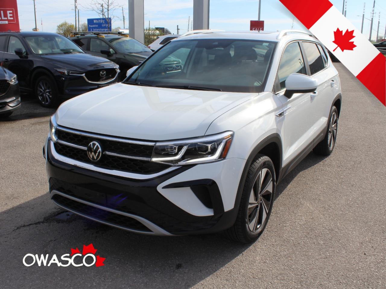 Used 2024 Volkswagen Taos 1.5L Highline! Great kms! Warranty! Certified! for sale in Whitby, ON