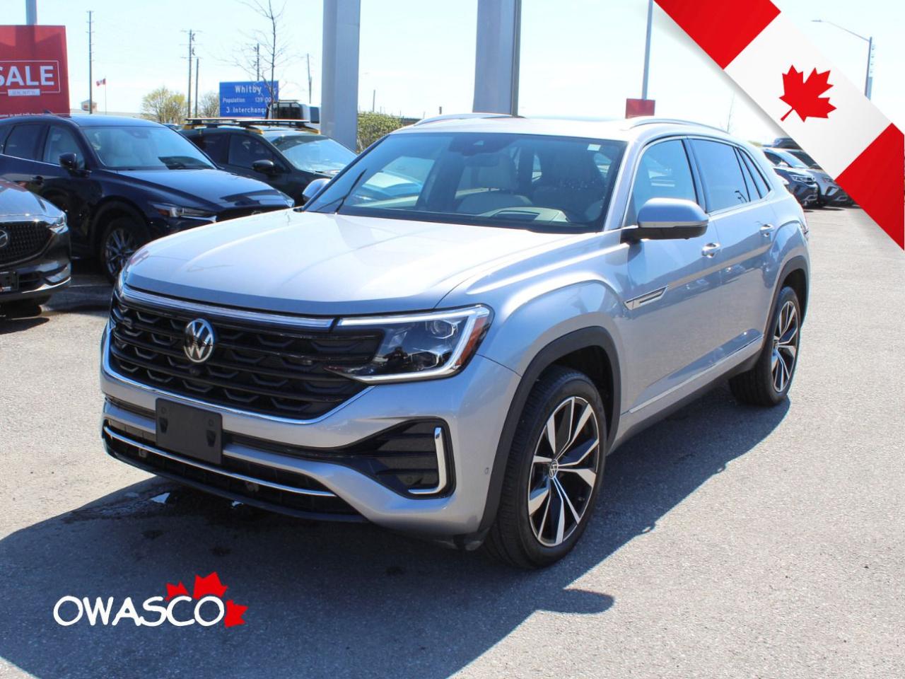 Used 2024 Volkswagen Atlas Cross Sport 2.0L VW Executive Vehicle! Great kms! Warranty! for sale in Whitby, ON