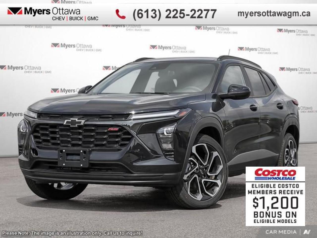 New 2025 Chevrolet Trax 2RS  2RS, SUNROOF PKG, BLACK ON BLACK for sale in Ottawa, ON