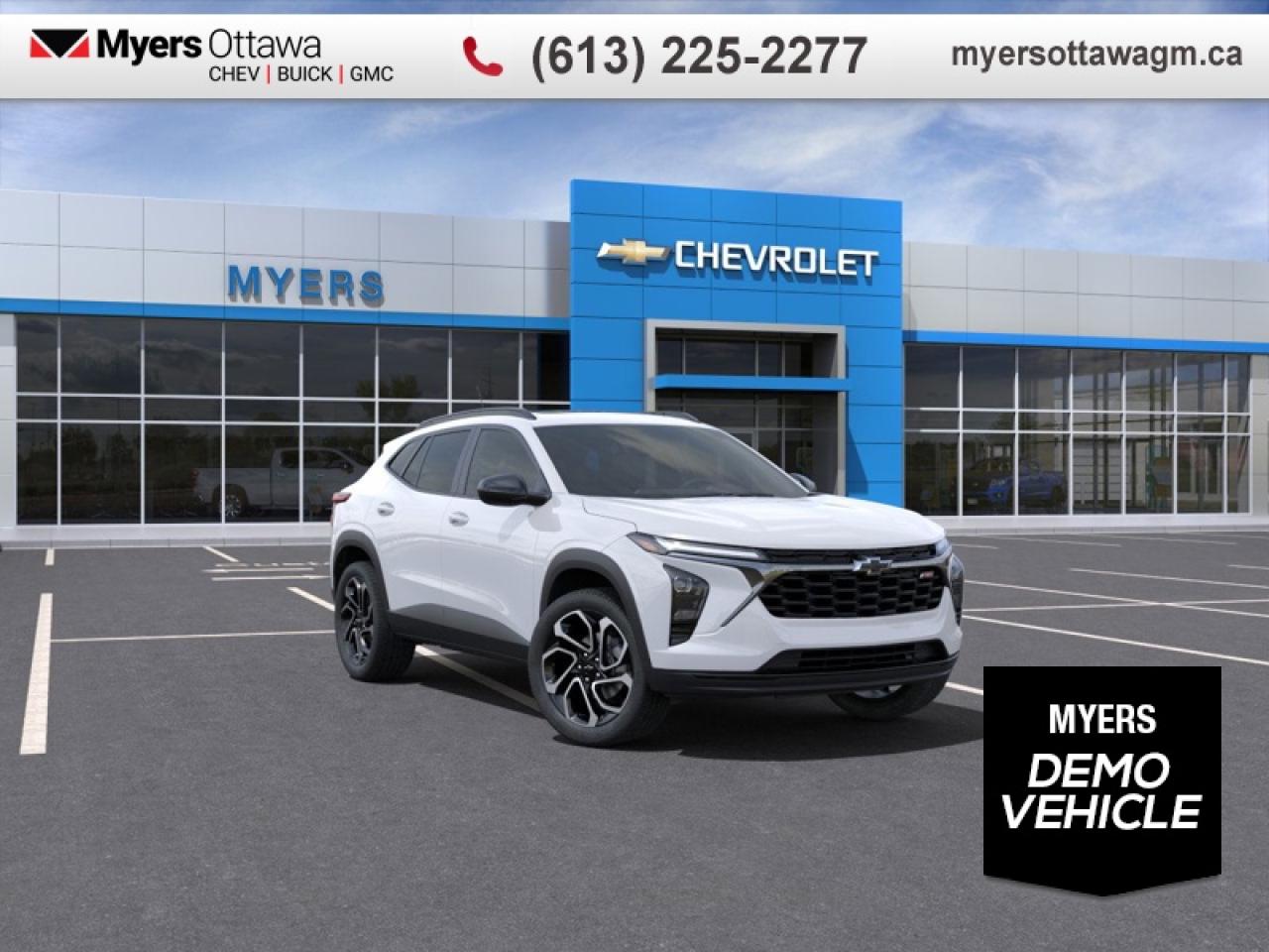 Used 2025 Chevrolet Trax 2RS  2RS, SUNROOF PKG, WHITE ON BLACK for sale in Ottawa, ON