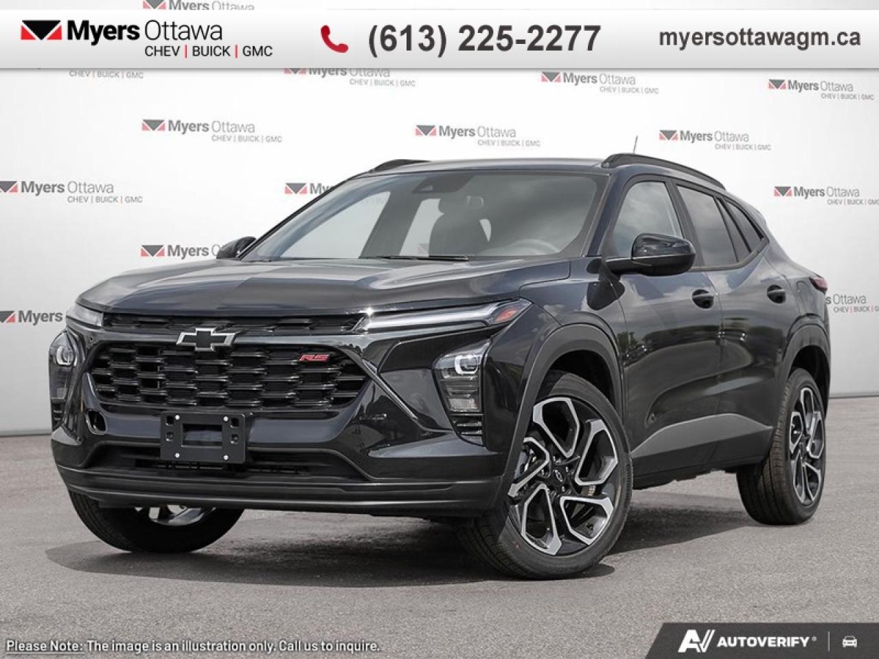 New 2025 Chevrolet Trax 2RS  TRAX 2RS, SUNROOF PACKAGE, TRIPLE BLACK for sale in Ottawa, ON