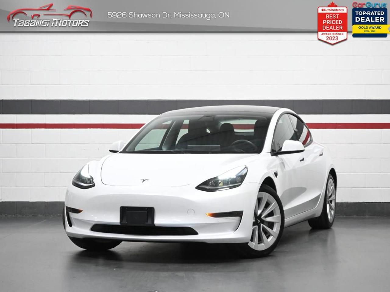 Used 2022 Tesla Model 3 Standard Range Plus   No Accident Leather Autopilot Navigation Glass Roof for sale in Mississauga, ON