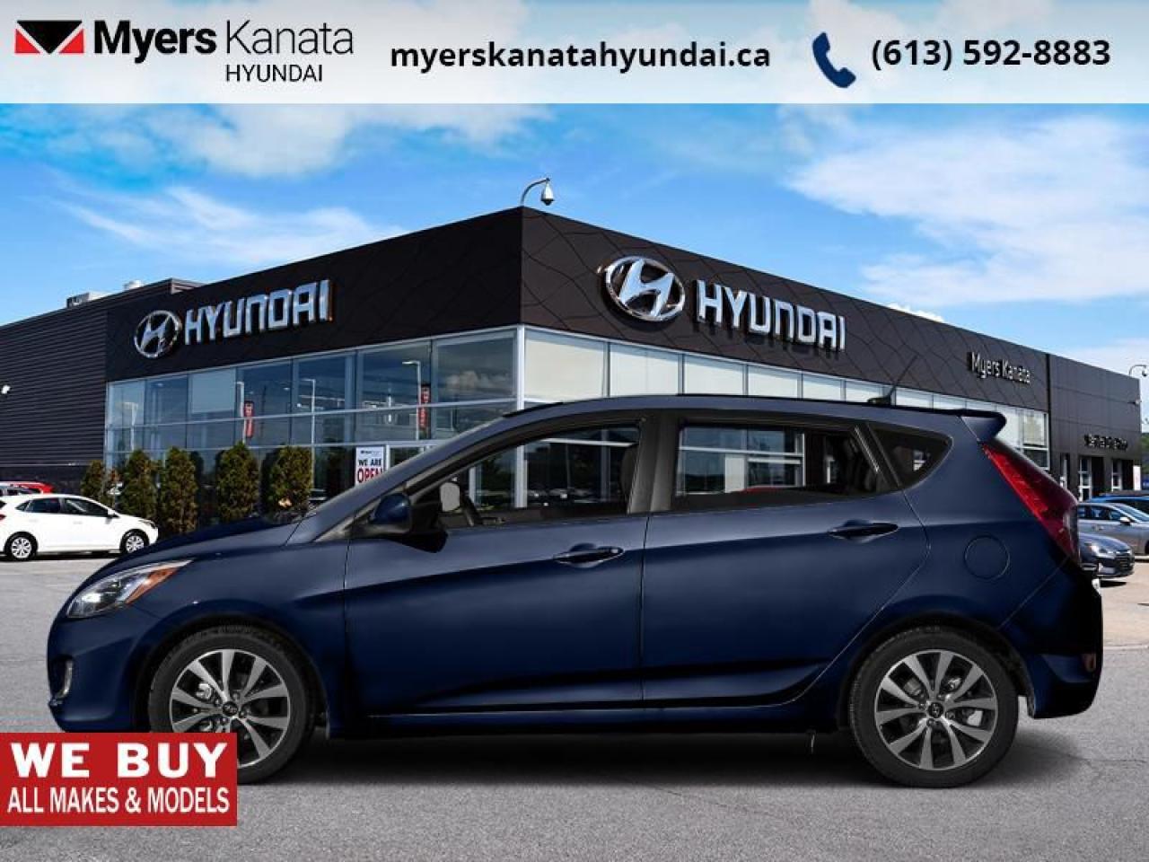 Used 2015 Hyundai Accent SE  - Sunroof -  Bluetooth - $21.54 /Wk for sale in Kanata, ON