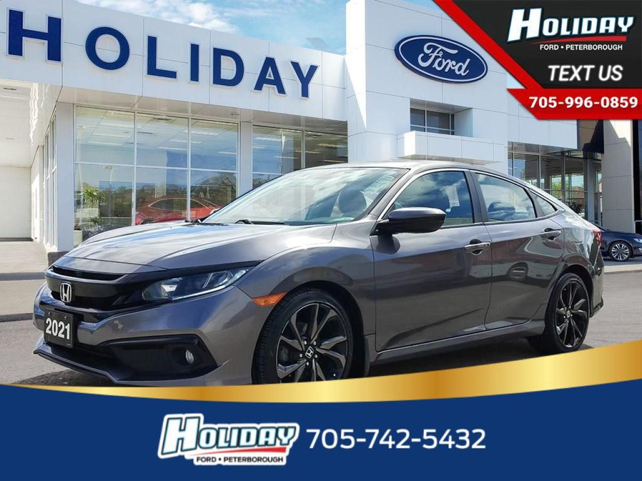 Used 2021 Honda Civic Sedan Sport for sale in Peterborough, ON