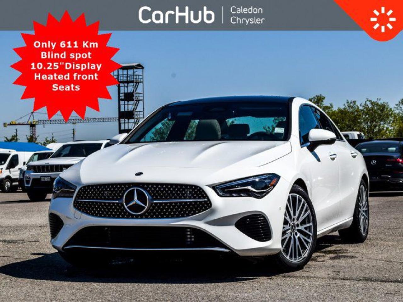 New 2025 Mercedes-Benz CLA-Class CLA 250 4Matic Only 611 Km Pano Sunroof 18